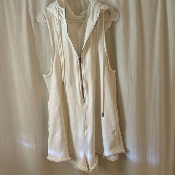 FP Movement White Zip-Up Free Spirit Romper Sz Medium - Picture 5 of 7